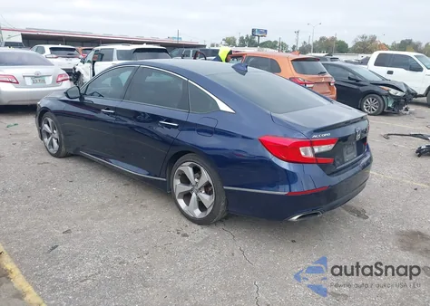 2018 Honda Accord Touring z USA, uszkodzony, nr VIN 1HGCV1F91JA015324